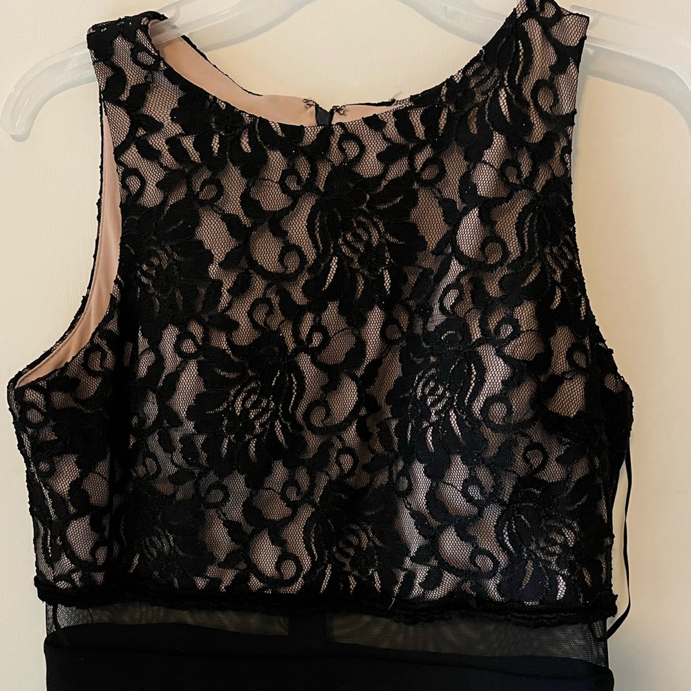 size 10 black sparkle lace